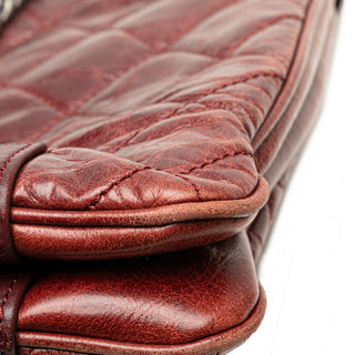 Quilted Aged Calfskin East West Tote