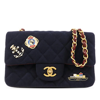Mini Rectangular Classic Jersey Sailor Single Flap
