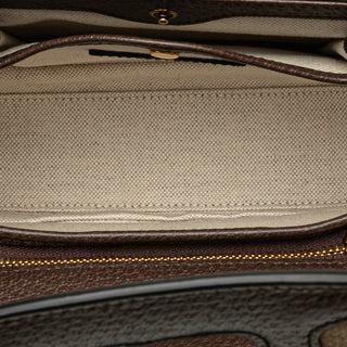 Small Jumbo GG Canvas Bamboo 1947 Top Handle Bag