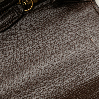 Small Jumbo GG Canvas Bamboo 1947 Top Handle Bag