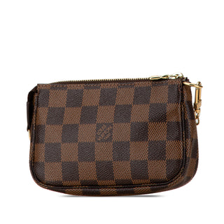 Damier Ebene Trunks and Bags Mini Pochette Accessoires