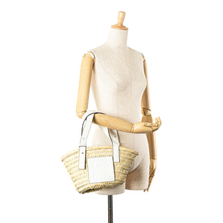 Small Raffia Basket Tote