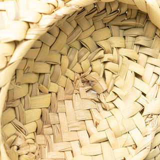 Small Raffia Basket Tote