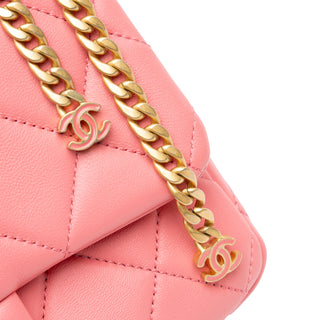 Small Lambskin Pending CC Flap