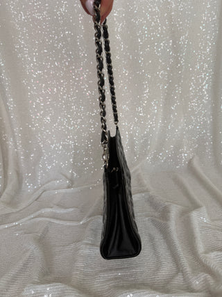 Chanel Patent Lucky Pochette Bag