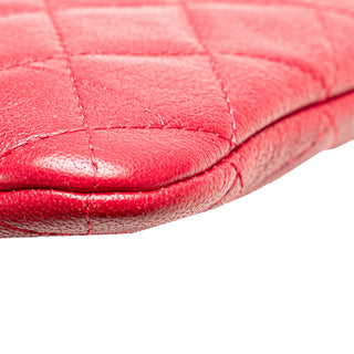 Quilted Sheepskin Mademoiselle O Case Clutch