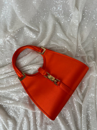 Vintage Gucci Satin Mini Top Handle Bag
