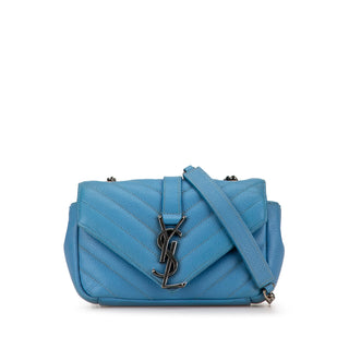 Baby Grained Calfskin Monogram Classic Chain Bag