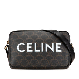 Triomphe Coated Canvas Logo Crossbody