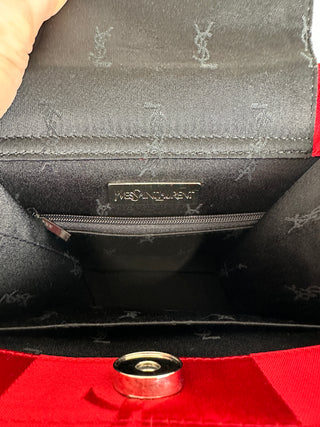 Vintage YSL Red Monogram Mini Tote