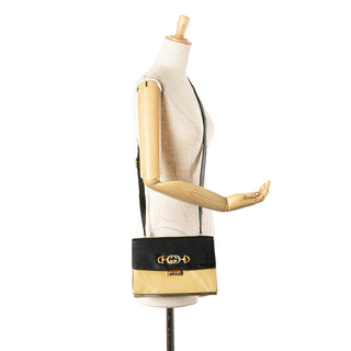 Small Bicolor Leather Zumi Flap Crossbody