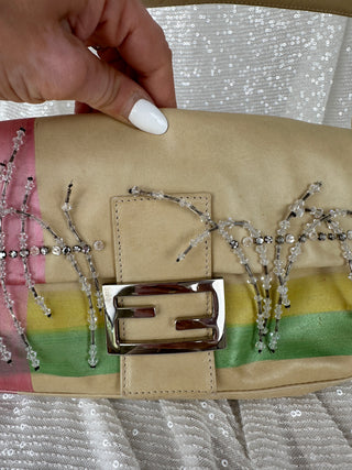 Rare Fendi Beaded Baguette