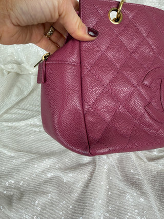 Vintage Chanel Pink Caviar Petit Tote