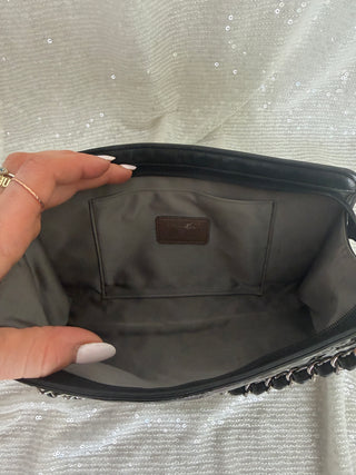 Chanel Patent Lucky Pochette Bag
