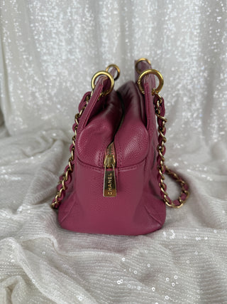 Vintage Chanel Pink Caviar Petit Tote