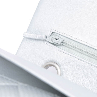 Medium Classic Perforated Lambskin Double Flap