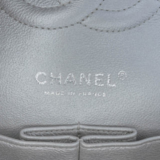 Medium Classic Perforated Lambskin Double Flap