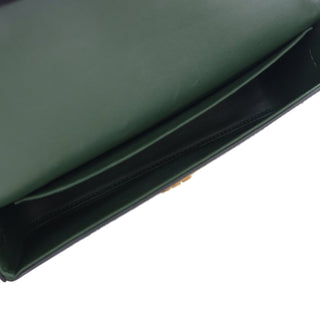 Shiny Calfskin Triomphe Claude Shoulder Bag