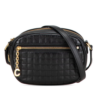 Small Leather C Charm Crossbody