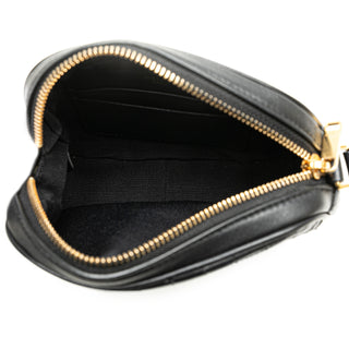 Small Leather C Charm Crossbody
