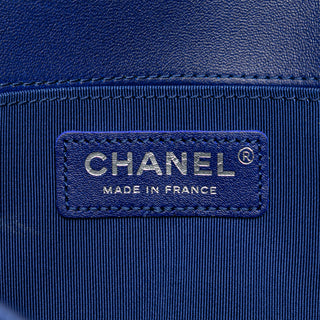 Medium Quilted Velvet Boy Flap