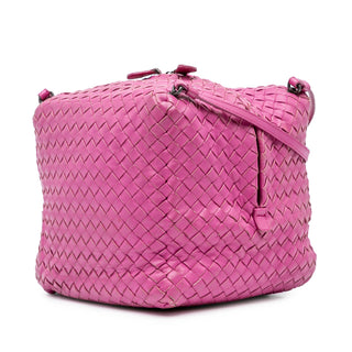 Nappa Intrecciato Cube Crossbody