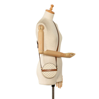 Triomphe Round Purse on Strap