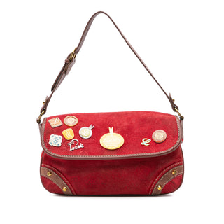 160th Anniversary Suede Shoulder Bag