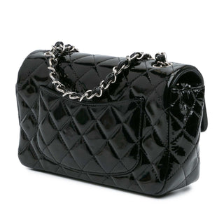 Mini Rectangular Classic Patent Single Flap