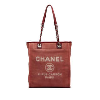 Mini Canvas Deauville Tote