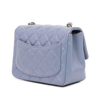 Mini Square Classic Lambskin Single Flap