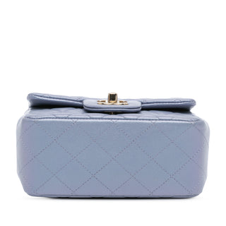 Mini Square Classic Lambskin Single Flap