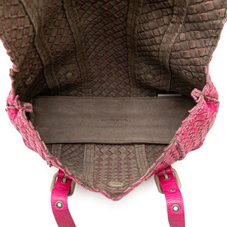 Intrecciato Vivo Cervo Satchel