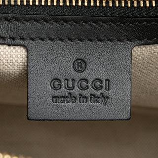 Suede Web Satchel
