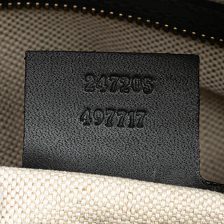 Suede Web Satchel