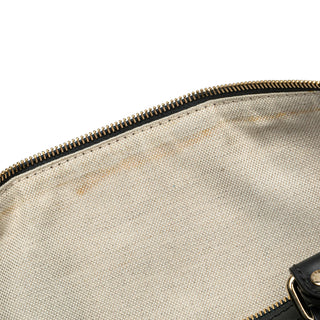 Suede Web Satchel