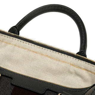 Suede Web Satchel