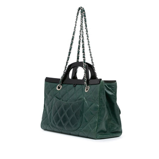 Small Glazed Calfskin CC Delivery Tote