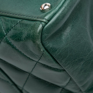 Small Glazed Calfskin CC Delivery Tote