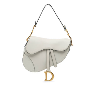 Grained Calfskin Saddle Bag