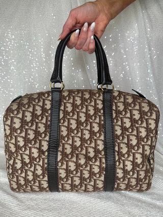 Vintage Dior Brown Boston Bag