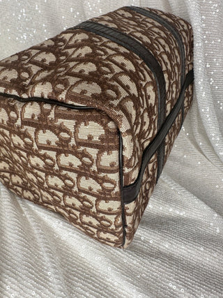 Vintage Dior Brown Boston Bag