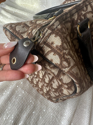 Vintage Dior Brown Boston Bag