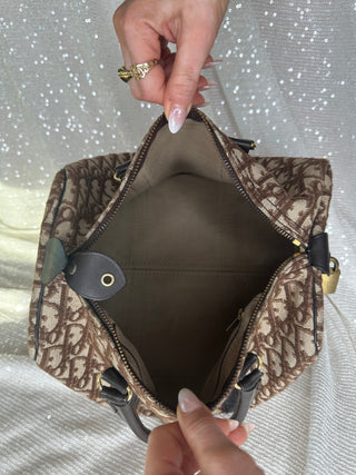 Vintage Dior Brown Boston Bag