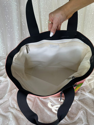 Vintage Chanel Hearts Coco Tote