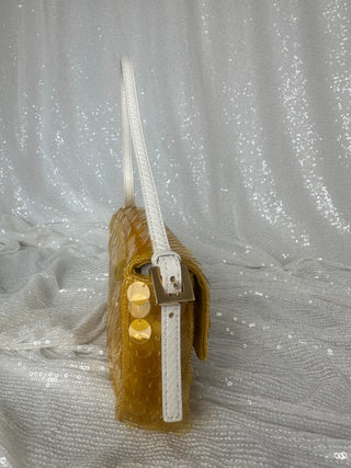 Fendi Satin Sequin 1997 Re-Edition Baguette