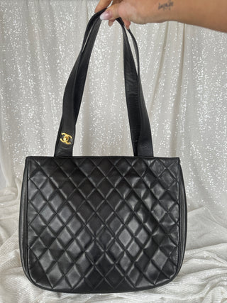 Vintage Chanel Quilted Tote