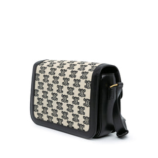 Embroidered Canvas Triomphe Crossbody