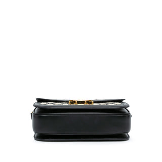 Embroidered Canvas Triomphe Crossbody