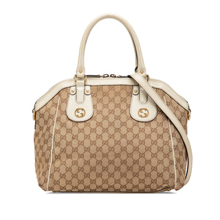 GG Canvas Scarlett Satchel